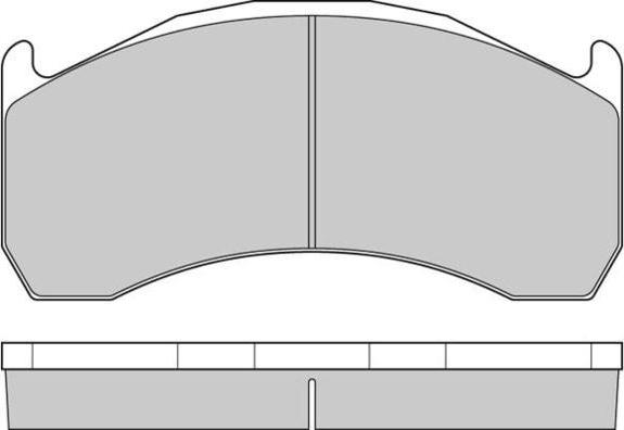 HELLA C2046 - Kit de plaquettes de frein, frein à disque cwaw.fr