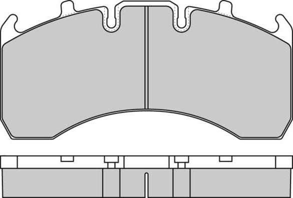 E.T.F. 12-5323 - Kit de plaquettes de frein, frein à disque cwaw.fr