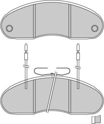 E.T.F. 12-5243 - Kit de plaquettes de frein, frein à disque cwaw.fr