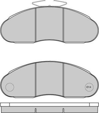 E.T.F. 12-5261 - Kit de plaquettes de frein, frein à disque cwaw.fr