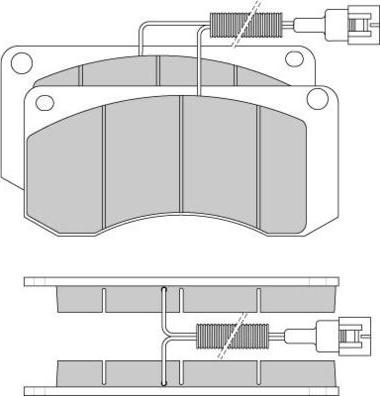 E.T.F. 12-5283 - Kit de plaquettes de frein, frein à disque cwaw.fr