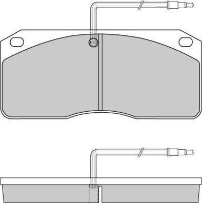 ACDelco AC0581149D - Kit de plaquettes de frein, frein à disque cwaw.fr