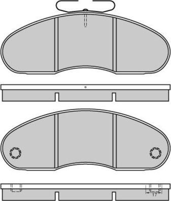 E.T.F. 12-5224 - Kit de plaquettes de frein, frein à disque cwaw.fr