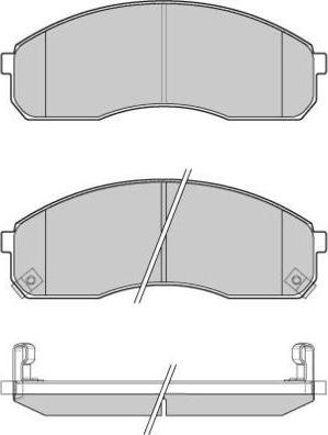 E.T.F. 12-0991 - Kit de plaquettes de frein, frein à disque cwaw.fr