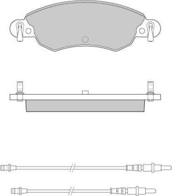 E.T.F. 12-0940 - Kit de plaquettes de frein, frein à disque cwaw.fr