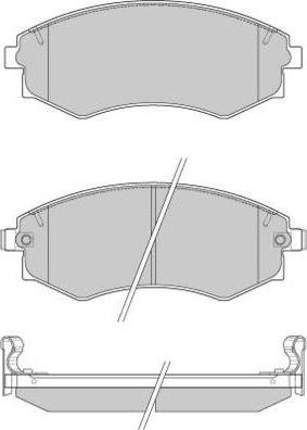 E.T.F. 12-0941 - Kit de plaquettes de frein, frein à disque cwaw.fr