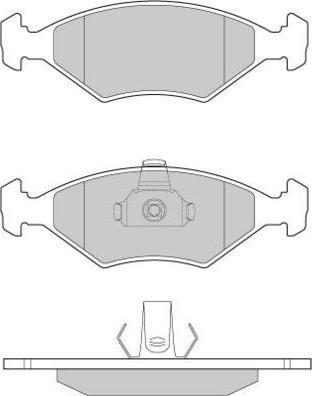 E.T.F. 12-0959 - Kit de plaquettes de frein, frein à disque cwaw.fr