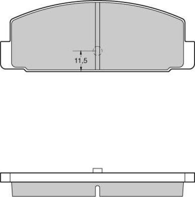 E.T.F. 12-0954 - Kit de plaquettes de frein, frein à disque cwaw.fr