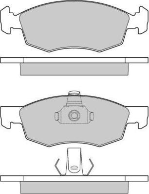 E.T.F. 12-0951 - Kit de plaquettes de frein, frein à disque cwaw.fr