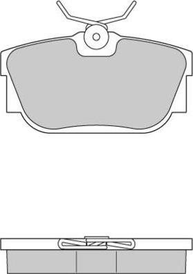 E.T.F. 12-0958 - Kit de plaquettes de frein, frein à disque cwaw.fr