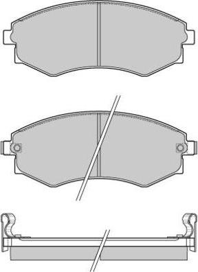 E.T.F. 12-0964 - Kit de plaquettes de frein, frein à disque cwaw.fr