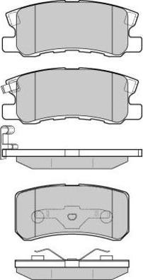 E.T.F. 12-0965 - Kit de plaquettes de frein, frein à disque cwaw.fr