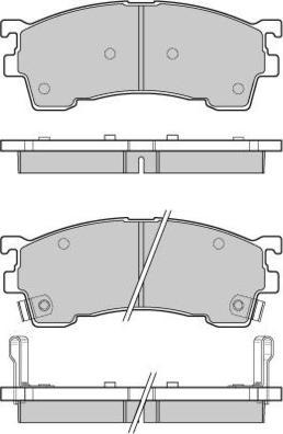 E.T.F. 12-0961 - Kit de plaquettes de frein, frein à disque cwaw.fr