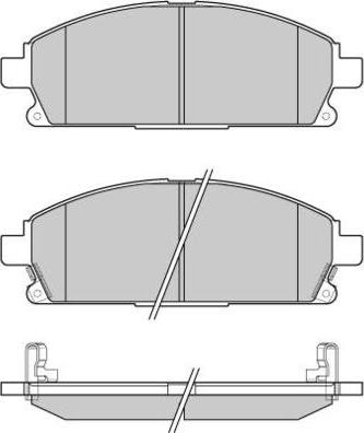 BENDIX 572470 - Kit de plaquettes de frein, frein à disque cwaw.fr