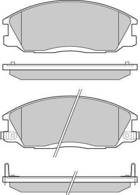 4U Autoparts 37560HY - Kit de plaquettes de frein, frein à disque cwaw.fr