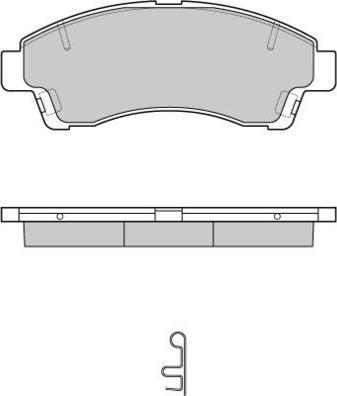 BENDIX 510701 - Kit de plaquettes de frein, frein à disque cwaw.fr