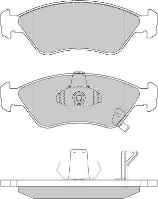 E.T.F. 12-0910 - Kit de plaquettes de frein, frein à disque cwaw.fr