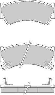 E.T.F. 12-0913 - Kit de plaquettes de frein, frein à disque cwaw.fr