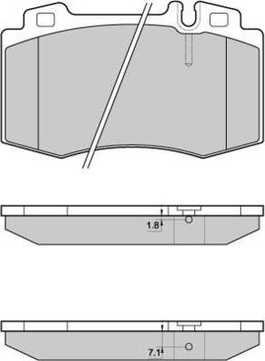 E.T.F. 12-0986 - Kit de plaquettes de frein, frein à disque cwaw.fr