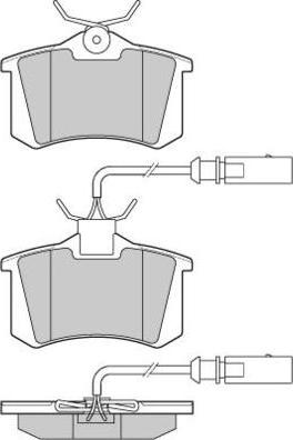 E.T.F. 12-0982 - Kit de plaquettes de frein, frein à disque cwaw.fr