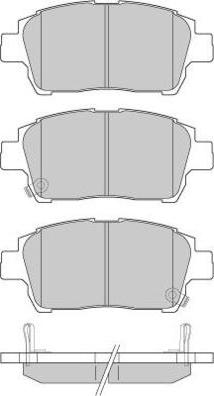 Remsa 97142 - Kit de plaquettes de frein, frein à disque cwaw.fr