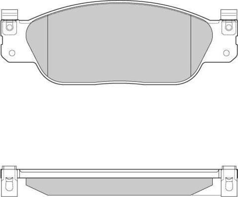 E.T.F. 12-0933 - Kit de plaquettes de frein, frein à disque cwaw.fr