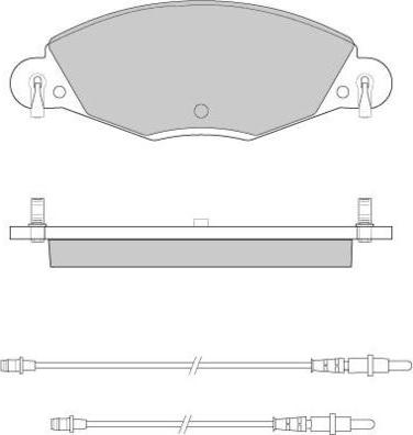 E.T.F. 12-0937 - Kit de plaquettes de frein, frein à disque cwaw.fr