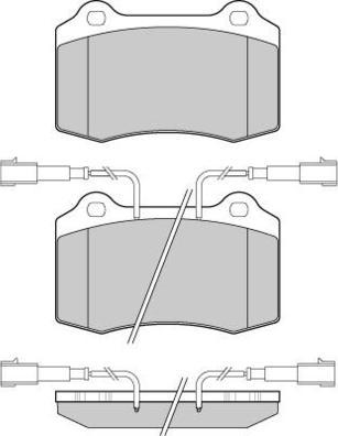 E.T.F. 12-0979 - Kit de plaquettes de frein, frein à disque cwaw.fr