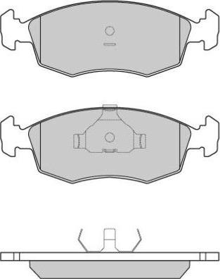 E.T.F. 12-0499 - Kit de plaquettes de frein, frein à disque cwaw.fr