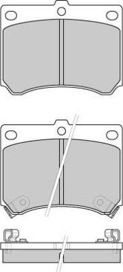 E.T.F. 12-0491 - Kit de plaquettes de frein, frein à disque cwaw.fr