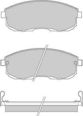 E.T.F. 12-0443 - Kit de plaquettes de frein, frein à disque cwaw.fr