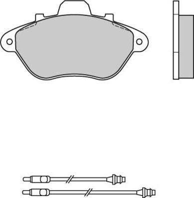 E.T.F. 12-0465 - Kit de plaquettes de frein, frein à disque cwaw.fr