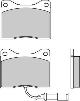 BENDIX 571434 - Kit de plaquettes de frein, frein à disque cwaw.fr