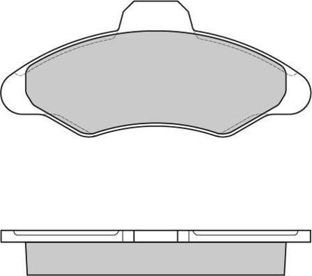 SAFELINE TDB617 - Kit de plaquettes de frein, frein à disque cwaw.fr