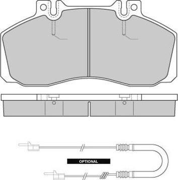 E.T.F. 12-0409 - Kit de plaquettes de frein, frein à disque cwaw.fr