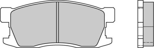 E.T.F. 12-0407 - Kit de plaquettes de frein, frein à disque cwaw.fr