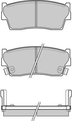 E.T.F. 12-0419 - Kit de plaquettes de frein, frein à disque cwaw.fr