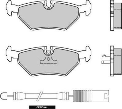 E.T.F. 12-0415 - Kit de plaquettes de frein, frein à disque cwaw.fr