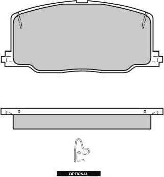 E.T.F. 12-0411 - Kit de plaquettes de frein, frein à disque cwaw.fr