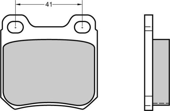 E.T.F. 12-0412 - Kit de plaquettes de frein, frein à disque cwaw.fr