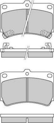 E.T.F. 12-0489 - Kit de plaquettes de frein, frein à disque cwaw.fr