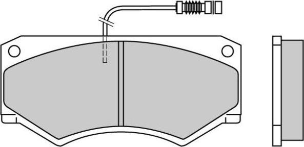 E.T.F. 12-0486 - Kit de plaquettes de frein, frein à disque cwaw.fr