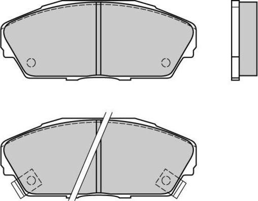 E.T.F. 12-0480 - Kit de plaquettes de frein, frein à disque cwaw.fr