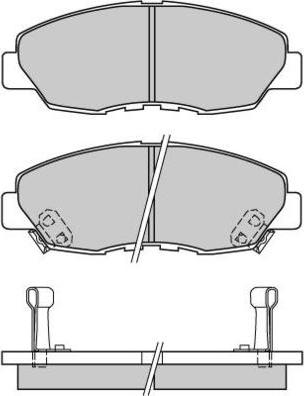 E.T.F. 12-0482 - Kit de plaquettes de frein, frein à disque cwaw.fr