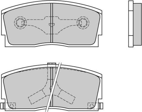 BENDIX DB1125 - Kit de plaquettes de frein, frein à disque cwaw.fr