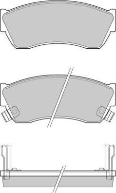 E.T.F. 12-0420 - Kit de plaquettes de frein, frein à disque cwaw.fr