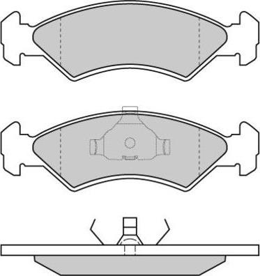 E.T.F. 12-0427 - Kit de plaquettes de frein, frein à disque cwaw.fr