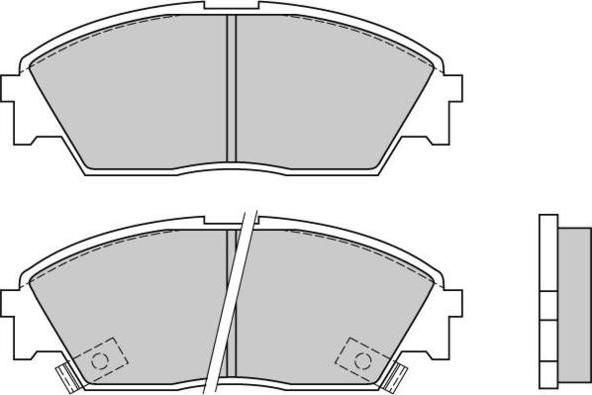 E.T.F. 12-0479 - Kit de plaquettes de frein, frein à disque cwaw.fr