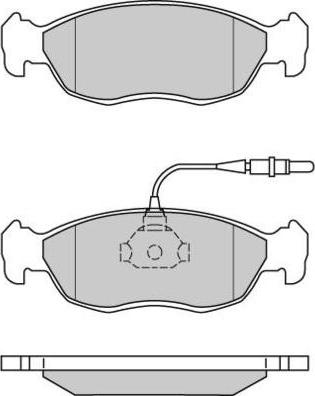 E.T.F. 12-0595 - Kit de plaquettes de frein, frein à disque cwaw.fr