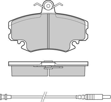 E.T.F. 12-0590 - Kit de plaquettes de frein, frein à disque cwaw.fr